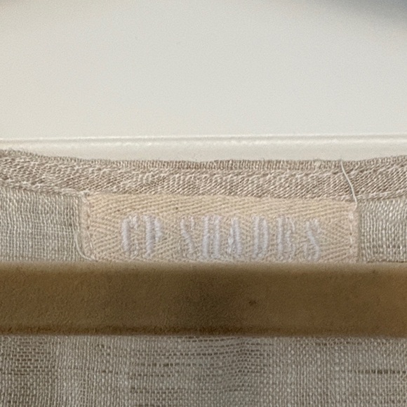 CP Shades Lightweight Linen Tunic in Cream - Picture 3 of 4